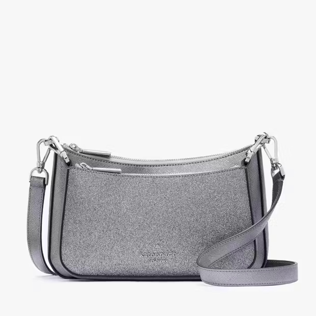 Kate Spade Duet Glitter Crossbody Duo, Nwt